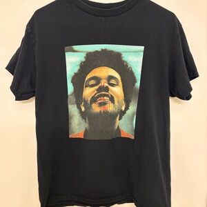 The Weeknd After Hours Album Cover Graphic Black Tee Official Merch Size M
